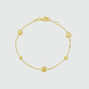 Garda 18ct Yellow Gold Vermeil Nugget Bracelet