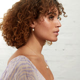 Gloucester White Freshwater Pearl & Gold Vermeil Drop Earrings