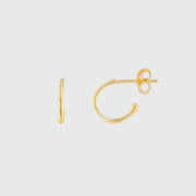 Hampton Gold Vermeil Hoop Earrings-Auree Jewellery