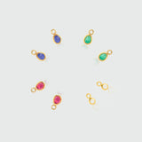 Hampton Gold Vermeil Interchangeable Gemstone Drops-Auree Jewellery