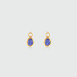 Hampton Sapphire & Gold Vermeil Interchangeable Gemstone Drops