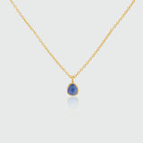 Hampton Sapphire & Gold Vermeil Necklace-Auree Jewellery