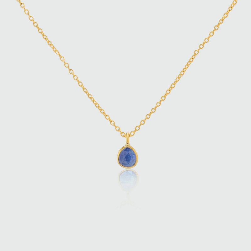 Hampton Sapphire & Gold Vermeil Necklace