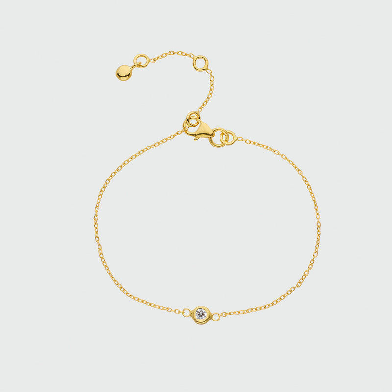 Hampton Moissanite & Gold Vermeil Bracelet