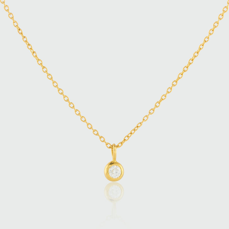 Hampton Moissanite & Gold Vermeil Necklace