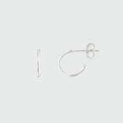 Hampton Sterling Silver Hoop Earrings-Auree Jewellery