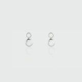 Hampton Moissanite & Sterling Silver Interchangeable Gemstone Drops-Auree Jewellery