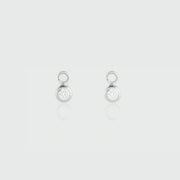 Hampton Moissanite & Sterling Silver Interchangeable Gemstone Drops-Auree Jewellery