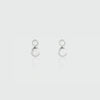 Hampton Moissanite & Sterling Silver Interchangeable Gemstone Drops-Auree Jewellery