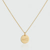 Bellevue 9ct Gold Footprint Pendant-Auree Jewellery