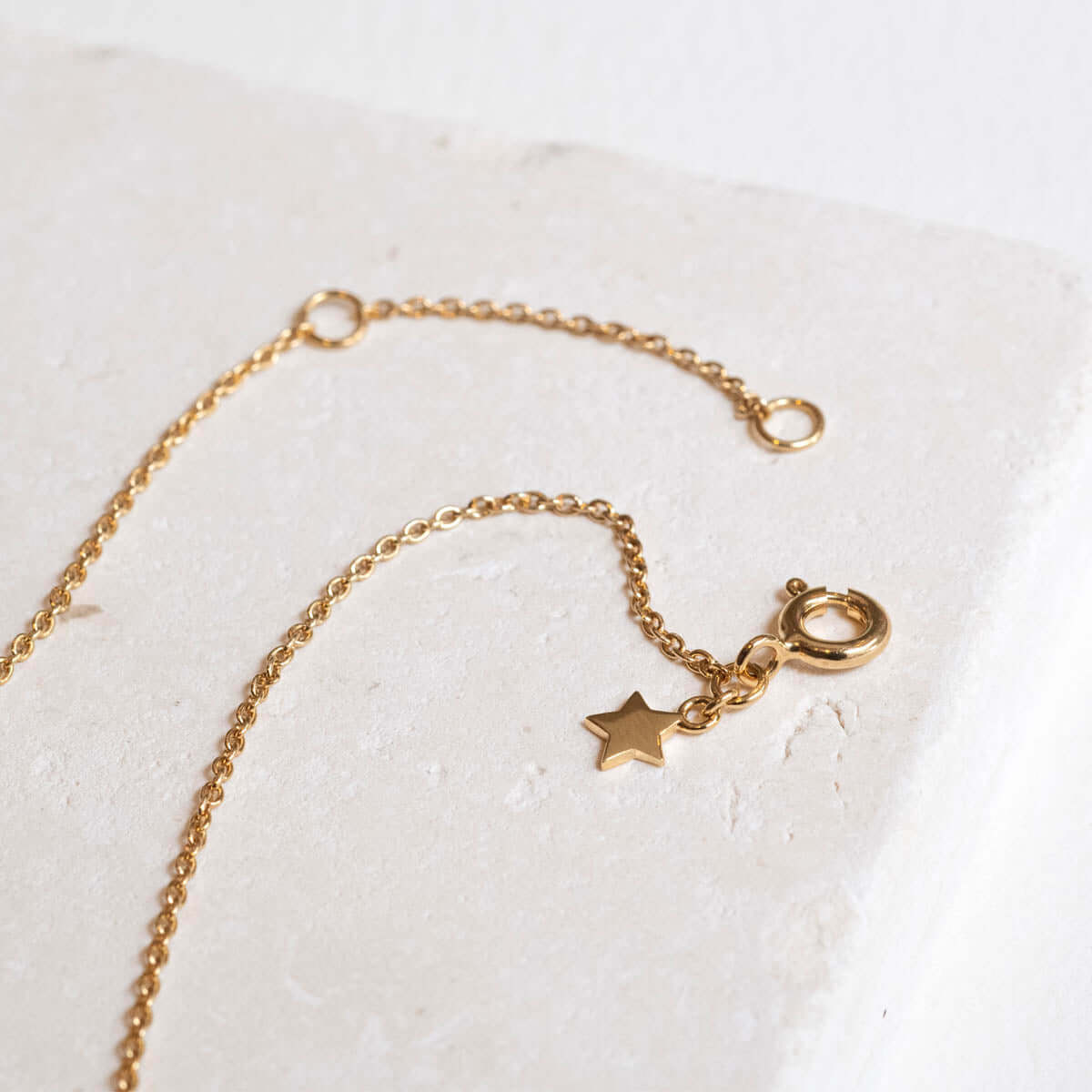 Rhodium Plated Sterling Silver I Believe in You Star Necklace, 18 Inch - Black Bow Jewelry Company