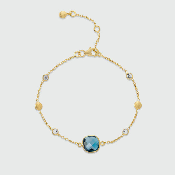 Iseo London Topaz & Gold Vermeil Bracelet
