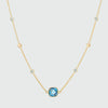 Iseo London Topaz & Gold Vermeil Necklace-Auree Jewellery
