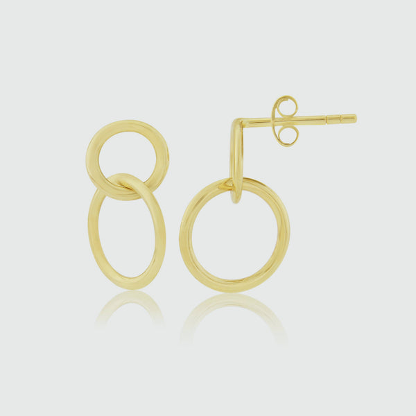 Kelso 9ct Yellow Gold Earrings