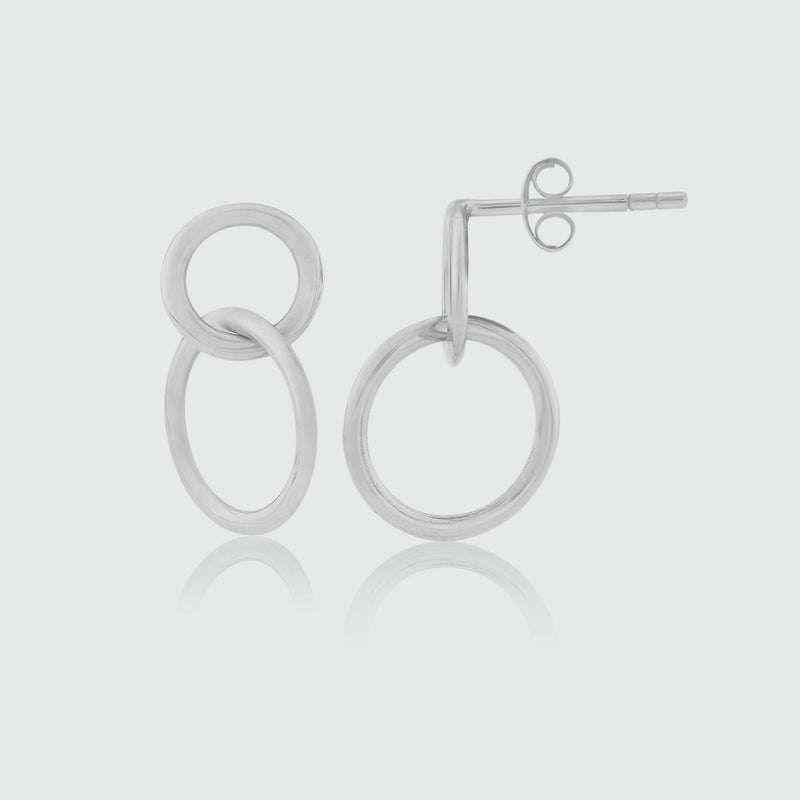 Kelso Sterling Silver Earrings-Auree Jewellery