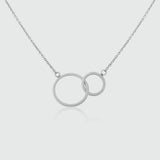 Kelso Sterling Silver Rings Necklace
