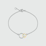 Kelso Sterling Silver & Yellow Gold Vermeil Bracelet
