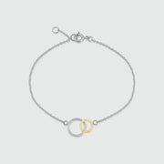 Kelso Sterling Silver & Yellow Gold Vermeil Bracelet