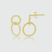Kelso Yellow Gold Vermeil Earrings