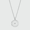 Langton Sterling Silver Diamond Locket Necklace-Auree Jewellery
