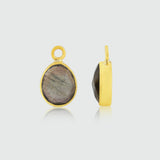 Manhattan Gold & Labradorite Interchangeable Gemstone Drops