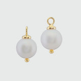 Manhattan Gold & Pearl Interchangeable Drops-Auree Jewellery