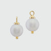 Manhattan Gold & Pearl Interchangeable Drops-Auree Jewellery