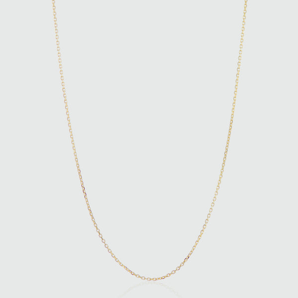 Marylebone 9ct Yellow Gold Fine Trace Chain-Auree Jewellery