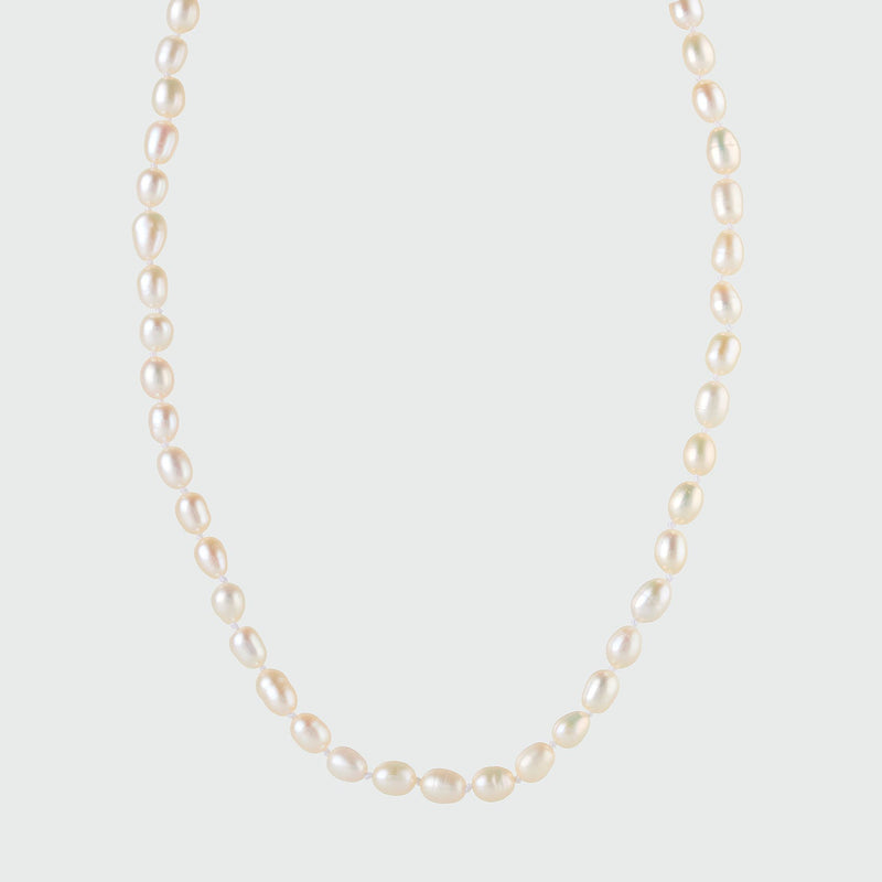 Gloucester Mini Pearl & Sterling Silver Necklace-Auree Jewellery