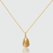 Moka Yellow Gold Vermeil Shell Pendant-Auree Jewellery