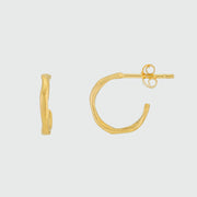 Olivera Mini Piccolo Gold Vermeil Hoop Earrings