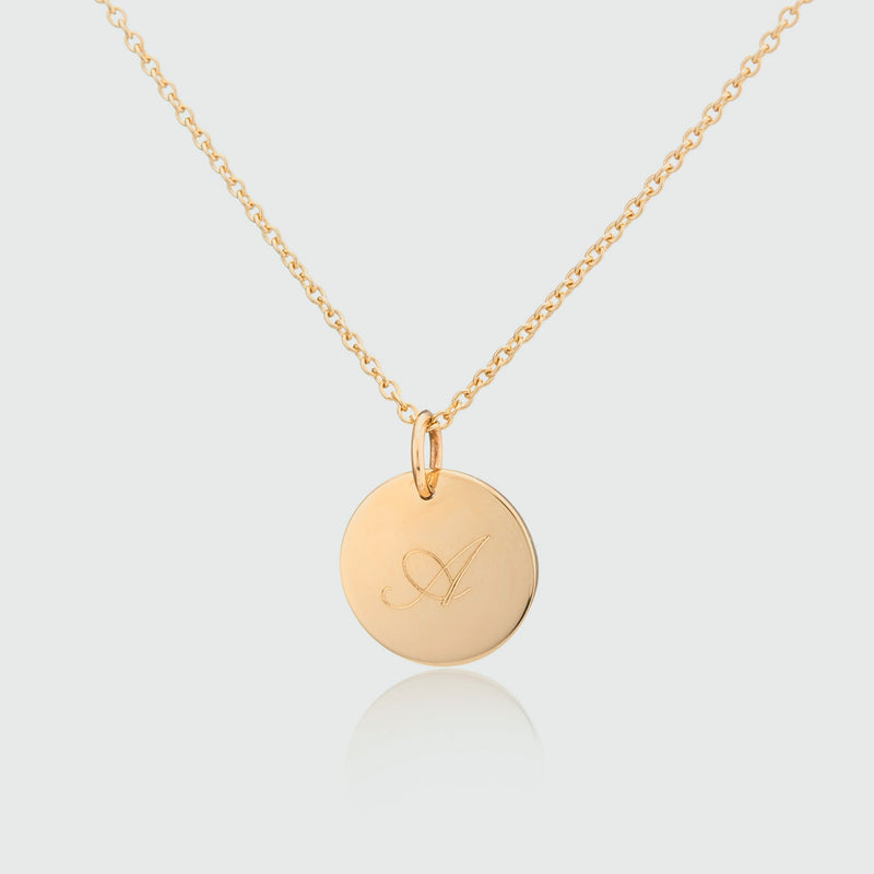 Small disc deals necklace