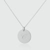 Pembroke Sterling Silver Large 19mm Disc Pendant-Auree Jewellery