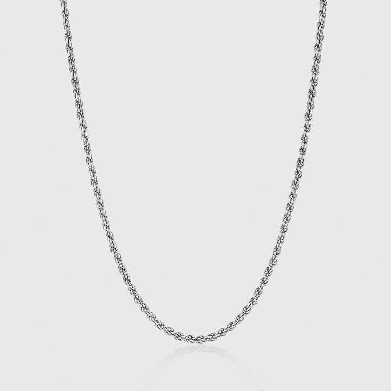 Alhambra Sterling Silver Rope Chain-Auree Jewellery