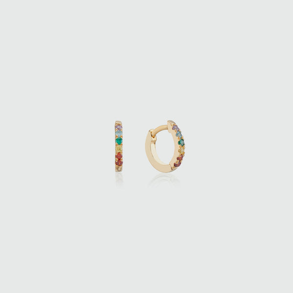 Rowfant Mini Rainbow Charity Hoop Earrings