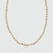 Sapa Labradorite & Yellow Gold Vermeil Nugget Necklace