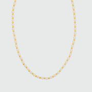 Sapa White Pearl & Yellow Gold Vermeil Nugget Necklace