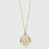 Seychelles Yellow Gold Spinning I Love You Pendant-Auree Jewellery