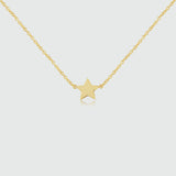 Soho Yellow Gold Vermeil Star Necklace-Auree Jewellery