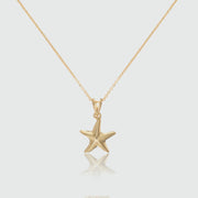 Tamarin Yellow Gold Vermeil Starfish Pendant