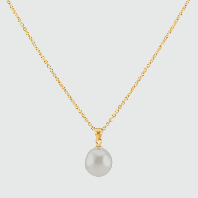 Triora Baroque Pearl & 18ct Gold Vermeil Pendant