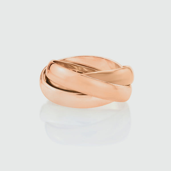 Walton Rose Gold Russian Wedding Ring 4mm-Auree Jewellery