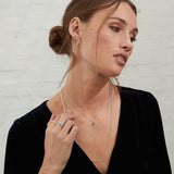 Brooklyn Green Amethyst & Sterling Silver Necklace