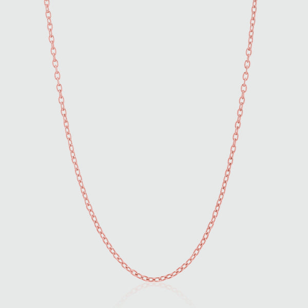 Waverley Rose Gold Vermeil Trace Chain-Auree Jewellery