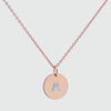 Westbourne 9ct Gold Disc Pendant (No Chain)-Auree Jewellery
