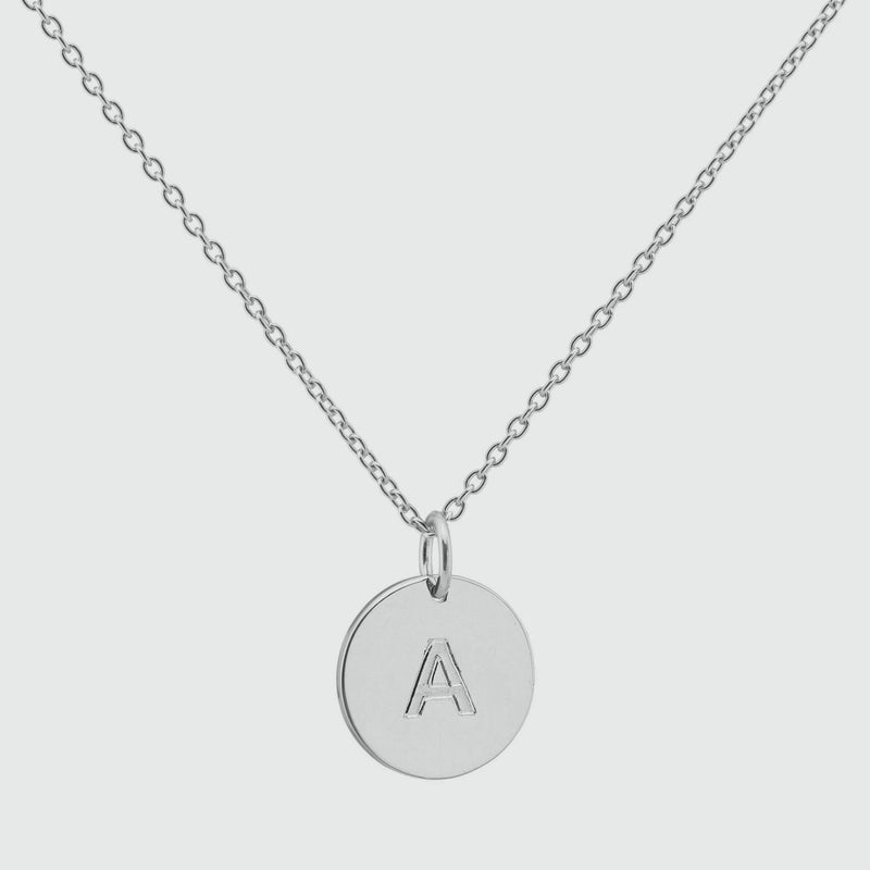 Westwick Sterling Silver Disc Pendant-Auree Jewellery