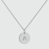 Westwick Sterling Silver Disc Pendant-Auree Jewellery