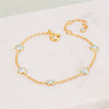 Antibes Blue Topaz & Gold Vermeil Jewellery Set-Auree Jewellery