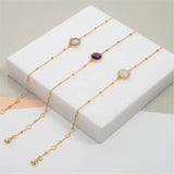 Barcelona June Birthstone Moonstone & Gold Vermeil Jewellery Set-Auree Jewellery