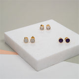 Barcelona June Birthstone Moonstone & Gold Vermeil Jewellery Set-Auree Jewellery